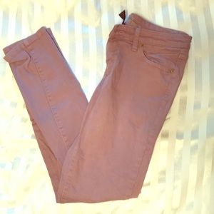 Light purple skinny jeans